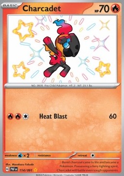 Charcadet - Paldean Fates (Shiny Rare) [PAF-114] - JotaCards - Tu Tienda de TCG