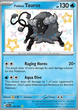 Paldean Tauros - Paldean Fates (Shiny Rare) [PAF-120] - JotaCards - Tu Tienda de TCG