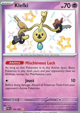 Klefki - Paldean Fates (Shiny Rare) [PAF-159] - JotaCards - Tu Tienda de TCG