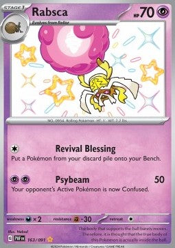 Rabsca - Paldean Fates (Shiny Rare) [PAF-163] - JotaCards - Tu Tienda de TCG