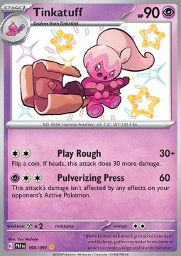 Tinkatuff - Paldean Fates (Shiny Rare) [PAF-166] - JotaCards - Tu Tienda de TCG