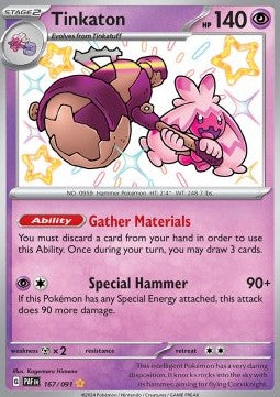 Tinkaton - Paldean Fates (Shiny Rare) [PAF-167] - JotaCards - Tu Tienda de TCG