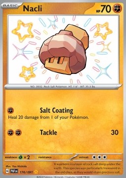 Nacli - Paldean Fates (Shiny Rare) [PAF-176] - JotaCards - Tu Tienda de TCG