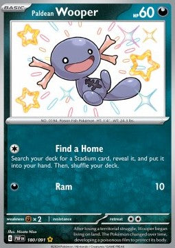 Paldean Wooper - Paldean Fates (Shiny Rare) [PAF-180] - JotaCards - Tu Tienda de TCG