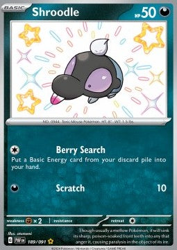 Shroodle - Paldean Fates (Shiny Rare) [PAF-189] - JotaCards - Tu Tienda de TCG