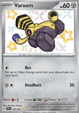 Varoom - Paldean Fates (Shiny Rare) [PAF-192] - JotaCards - Tu Tienda de TCG