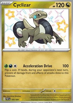 Cyclizar - Paldean Fates (Shiny Rare) [PAF-195] - JotaCards - Tu Tienda de TCG