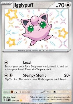 Jigglypuff - Paldean Fates (Shiny Rare) [PAF-198] - JotaCards - Tu Tienda de TCG