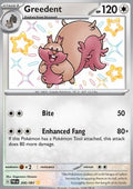Greedent - Paldean Fates (Shiny Rare) [PAF-206] - JotaCards - Tu Tienda de TCG