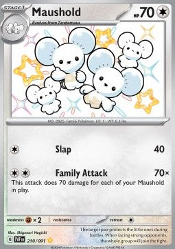 Maushold - Paldean Fates (Shiny Rare) [PAF-210] - JotaCards - Tu Tienda de TCG