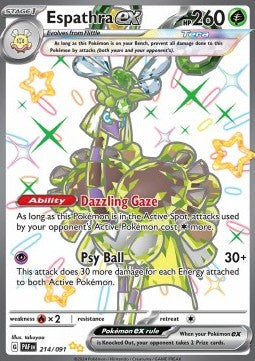 Espathra ex - Paldean Fates (Shiny Ultra Rare) [PAF-214] - JotaCards - Tu Tienda de TCG