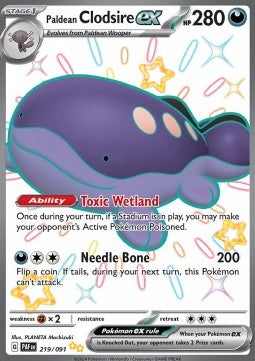 Paldean Clodsire ex - Paldean Fates (Shiny Ultra Rare) [PAF-219] - JotaCards - Tu Tienda de TCG