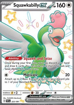 Squawkabilly ex - Paldean Fates (Shiny Ultra Rare) [PAF-223] - JotaCards - Tu Tienda de TCG