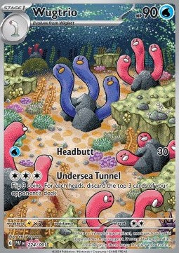 Wugtrio - Paldean Fates (Illustration Rare) [PAF-224] - JotaCards - Tu Tienda de TCG