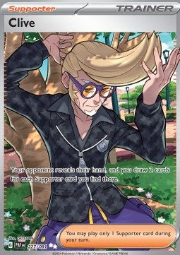 Clive - Paldean Fates (Ultra Rare) [PAF-227] - JotaCards - Tu Tienda de TCG