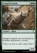 Enraged Ceratok - Ravnica: Cluedo Edition (Uncommon) [CLU-162] - JotaCards - Tu Tienda de TCG