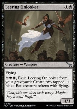 Leering Onlooker - Murders at Karlov Manor (Uncommon) [MKM-91] - JotaCards - Tu Tienda de TCG