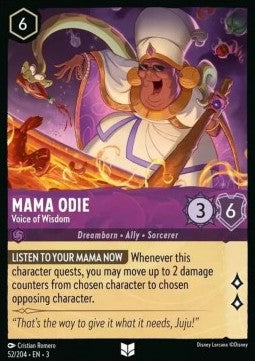 Mama Odie - Voice of Wisdom - Into the Inklands (Uncommon) [3INK-52] - JotaCards - Tu Tienda de TCG