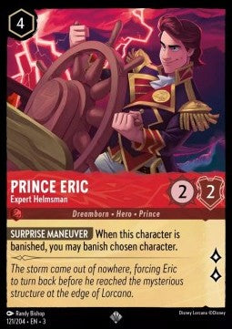 Prince Eric - Expert Helmsman - Into the Inklands (Super Rare) [3INK-121] - JotaCards - Tu Tienda de TCG