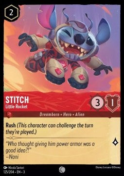 Stitch - Little Rocket - Into the Inklands (Common) [3INK-125] - JotaCards - Tu Tienda de TCG