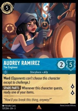 Audrey Ramirez - The Engineer - Into the Inklands (Rare) [3INK-137] - JotaCards - Tu Tienda de TCG