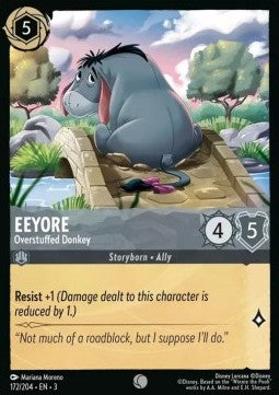 Eeyore - Overstuffed Donkey - Into the Inklands (Common) [3INK-172] - JotaCards - Tu Tienda de TCG