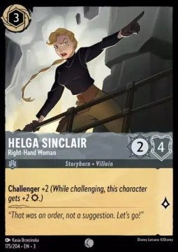 Helga Sinclair - Right-Hand Woman - Into the Inklands (Common) [3INK-175] - JotaCards - Tu Tienda de TCG