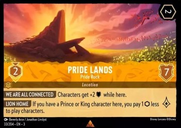 Pride Lands - Pride Rock (V.1) - Into the Inklands (Rare) [3INK-33] - JotaCards - Tu Tienda de TCG