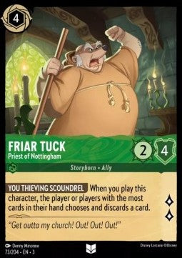 Friar Tuck - Priest of Nottingham - Into the Inklands (Uncommon) [3INK-73] - JotaCards - Tu Tienda de TCG