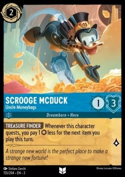 Scrooge McDuck - Uncle Moneybags - Into the Inklands (Uncommon) [3INK-155] - JotaCards - Tu Tienda de TCG