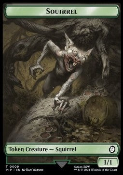 Squirrel Token (G 1/1) // Food Token (V.2)