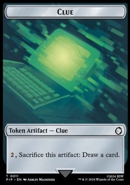 Clue Token // Zombie Mutant Token (B 2/2)