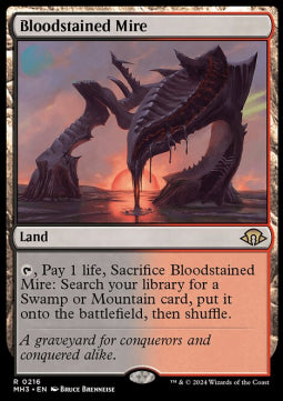 Bloodstained Mire - Modern Horizons 3 (Rare) [MH3-216] - JotaCards - Tu Tienda de TCG