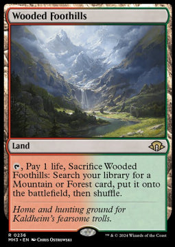 Wooded Foothills - Modern Horizons 3 (Rare) [MH3-236] - JotaCards - Tu Tienda de TCG