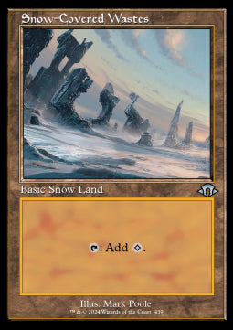 Snow-Covered Wastes - Modern Horizons 3: Extras (Uncommon) [XMH3-439] - JotaCards - Tu Tienda de TCG