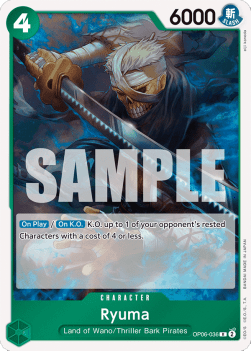 Ryuma (OP06-036) - Wings of the Captain (Rare) [OP06-036] - JotaCards - Tu Tienda de TCG