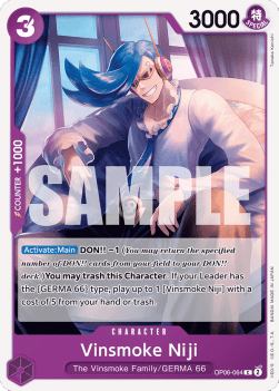 Vinsmoke Niji (OP06-064) - Wings of the Captain (Common) [OP06-064] - JotaCards - Tu Tienda de TCG