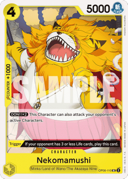 Nekomamushi (OP06-110) - Wings of the Captain (Uncommon) [OP06-110] - JotaCards - Tu Tienda de TCG