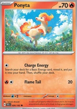 Ponyta - Temporal Forces (Common) [TEF-026] - JotaCards - Tu Tienda de TCG