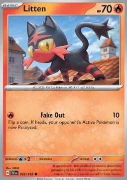 Litten - Temporal Forces (Common) [TEF-032] - JotaCards - Tu Tienda de TCG