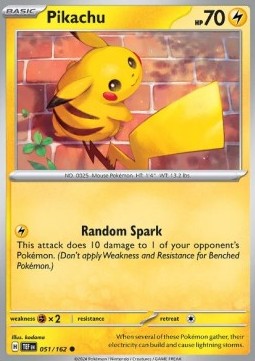 Pikachu - Temporal Forces (Common) [TEF-051] - JotaCards - Tu Tienda de TCG