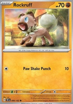 Rockruff - Temporal Forces (Common) [TEF-089] - JotaCards - Tu Tienda de TCG
