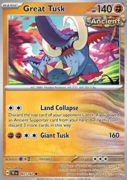 Great Tusk - Temporal Forces (Uncommon) [TEF-097] - JotaCards - Tu Tienda de TCG