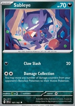 Sableye - Temporal Forces (Uncommon) [TEF-107] - JotaCards - Tu Tienda de TCG