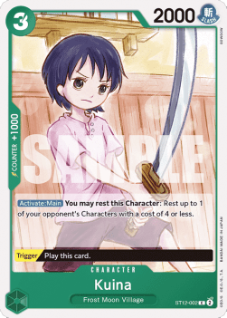 Kuina (ST12-002) - Starter Deck: Zoro & Sanji (Common) [ST-12-002] - JotaCards - Tu Tienda de TCG