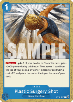 Plastic Surgery Shot (ST12-017) - Starter Deck: Zoro & Sanji (Common) [ST-12-017] - JotaCards - Tu Tienda de TCG