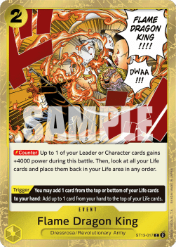 Flame Dragon King (ST13-017) - Ultra Deck: The Three Brothers (Common) [ST-13-017] - JotaCards - Tu Tienda de TCG