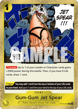 Gum-Gum Jet Spear (ST13-018) - Ultra Deck: The Three Brothers (Common) [ST-13-018] - JotaCards - Tu Tienda de TCG