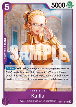 Kalifa (EB01-031) (V.1) - Memorial Collection (Rare) [EB01-031] - JotaCards - Tu Tienda de TCG