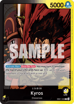Kyros (EB01-040) (V.1) - Memorial Collection (Leader) [EB01-040] - JotaCards - Tu Tienda de TCG